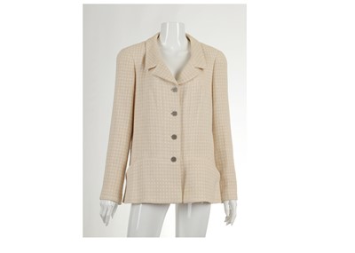 Lot 310 - Chanel Cream Blazer, Cruise 2000, wool and...