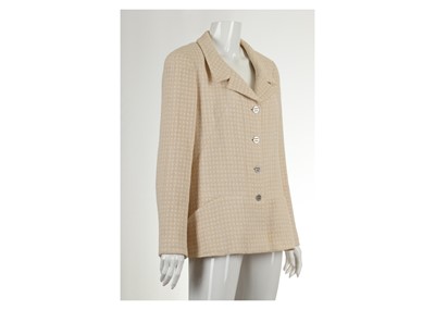 Lot 310 - Chanel Cream Blazer, Cruise 2000, wool and...