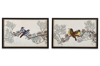 Lot 471 - FOUR CHINESE PAINTINGS.   Qing Dynasty....