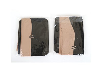 Lot 486 - Two Pairs of Chanel Tights, c. 2008, beige...