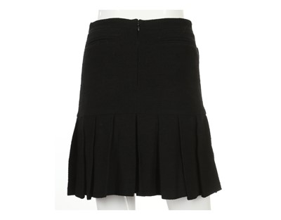 Lot 259 - Chanel Black Skater Style Skirt, c. 2005,...