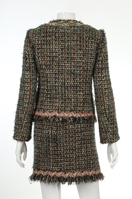 Lot 290 - Moschino Cheap and Chic Green Tweed Skirt