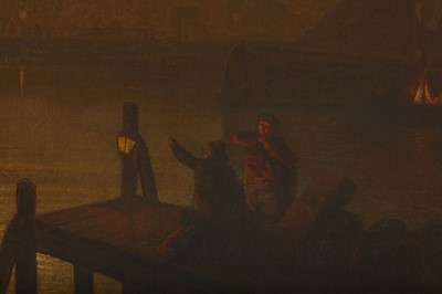 Lot 188 - FELIX KREUTZER (GERMAN 1835–1876) Moonlit...