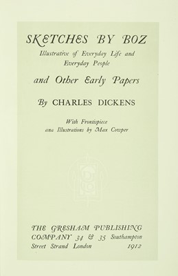Lot 94 - Dickens (Charles) Works, 20 vol., 'standard...
