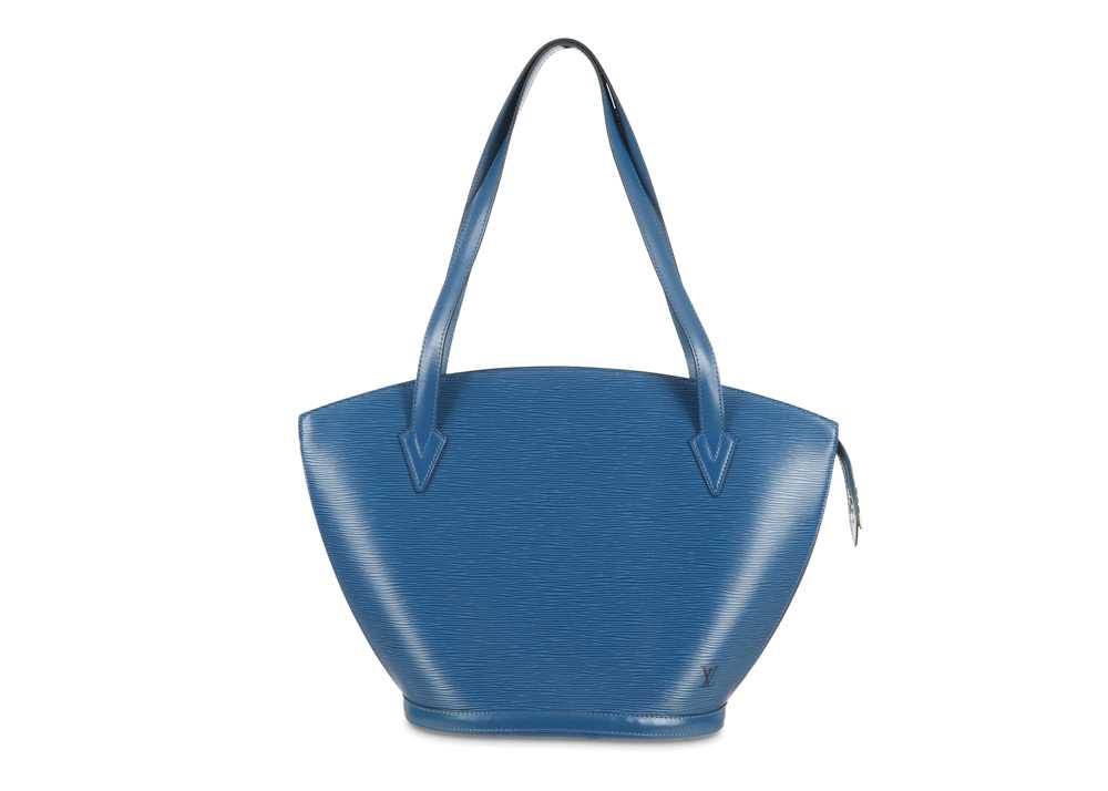 Lot 32 - Louis Vuitton Blue Saint Jacques GM, Epi...