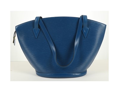 Lot 32 - Louis Vuitton Blue Saint Jacques GM, Epi...
