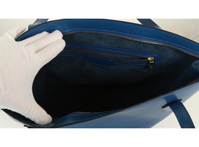 Lot 32 - Louis Vuitton Blue Saint Jacques GM, Epi...