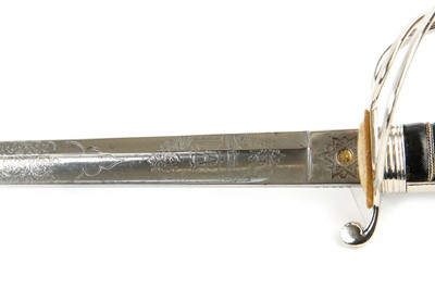 Lot 121 - An 1888-dated cavalry officer's sword, named...