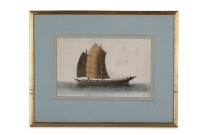 Lot 63 - EIGHT CHINESE EXPORT PAINTINGS. Qing Dynasty,...