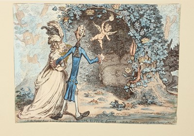 Lot 253 - Gillray (James) The nuptial-bower; with the...