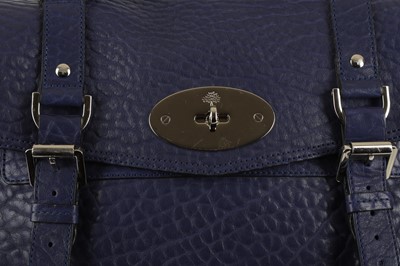 Lot 40 - Mulberry Blue Alexa Satchel Bag, shrunken calf...