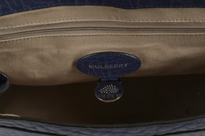 Lot 40 - Mulberry Blue Alexa Satchel Bag, shrunken calf...