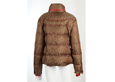Lot 395 - Christian Dior Brown Rasta Puffer Jacket, c....