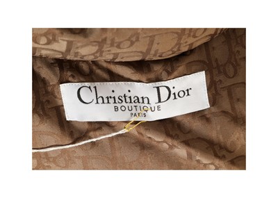 Lot 395 - Christian Dior Brown Rasta Puffer Jacket, c....