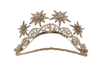 Lot 1 - A diamond tiara / necklace, early 20th century...