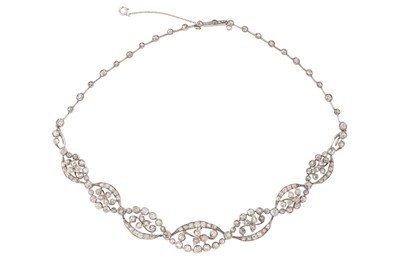 Lot 1 - A diamond tiara / necklace, early 20th century...