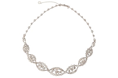 Lot 1 - A diamond tiara / necklace, early 20th century...