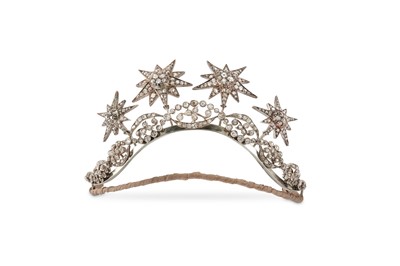 Lot 1 - A diamond tiara / necklace, early 20th century...