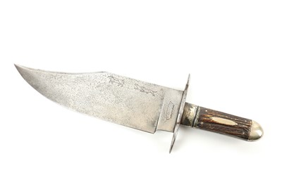 Lot 102 - An exceptionally wide Victorian Bowie knife by...