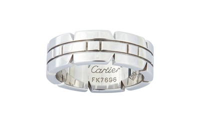 Lot 75 - A 'Tank Francaise' ring, by Cartier Designed...