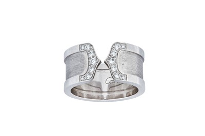 Lot 10 - A diamond-set 'Logo' ring, by Cartier The...