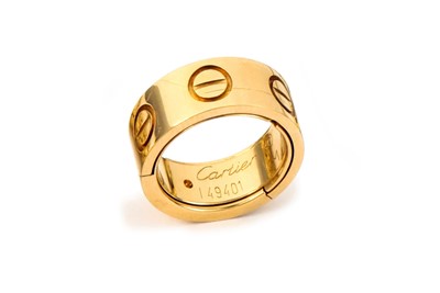 Lot 143 - A gold 'Love Astro' ring, by Cartier The...