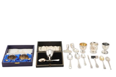 Lot 312 - A mixed group of sterling silver items,...