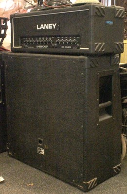 Lot 160 - A Laney 100 Watt amplifier and two cabs and...