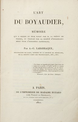 Lot 33 - Labarraque (A. G.) L’Art du Boyaudier, FIRST...