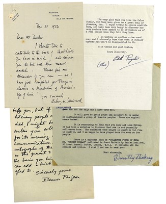 Lot 48 - Autograph Collection.- Writers A collection of...