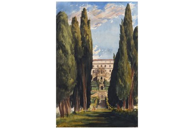 Lot 120 - CHARLES VACHER N.W.S (1818-1883) Villa d'Este,...