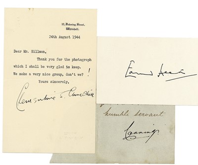 Lot 47 - Autograph Collection.- Sciences, Politics,...