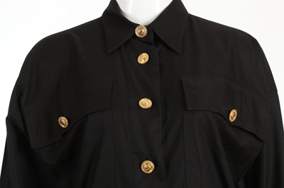 Lot 101 - Gianni Versace Black Cowboy Shirt, early 1990s,...