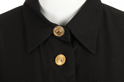 Lot 101 - Gianni Versace Black Cowboy Shirt, early 1990s,...