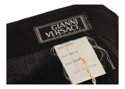 Lot 101 - Gianni Versace Black Cowboy Shirt, early 1990s,...
