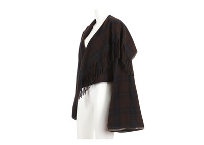 Lot 48 - Hermes Cashmere Jacket/Shawl, 1990s, dark blue...