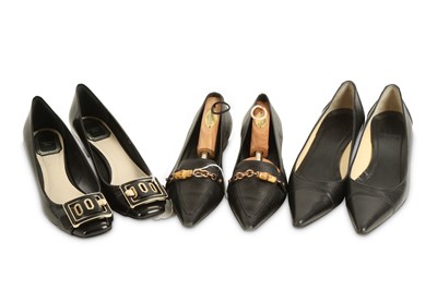 Lot 500 - Three Pairs of Designer Shoes, to include a...