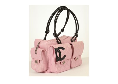 Lot 151 - Chanel Pink Cambon Ligne Reporter GM, quilted...