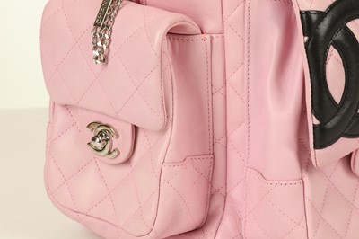 Lot 151 - Chanel Pink Cambon Ligne Reporter GM, quilted...