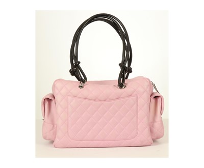 Lot 151 - Chanel Pink Cambon Ligne Reporter GM, quilted...