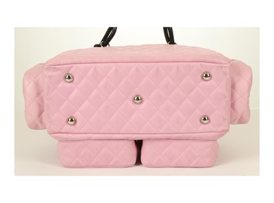 Lot 151 - Chanel Pink Cambon Ligne Reporter GM, quilted...