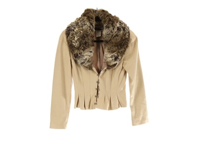 Lot 482 - Chloe Cashmere and Faux Fur Jacket, early...