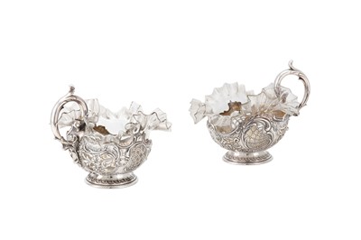 Lot 93 - A pair of late 19th century German silver and...