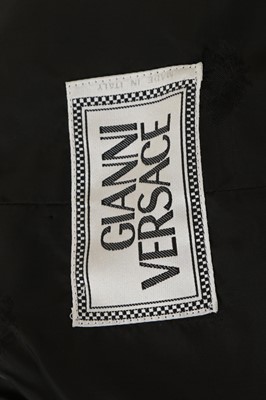 Lot 100 - Gianni Versace Black Leather and Python Skin...