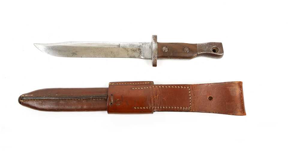 Lot 42 - A Canadian Ross rifle bayonet professionally...