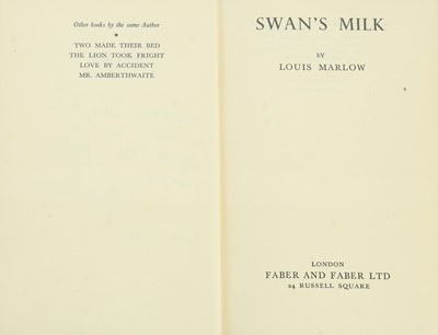 Lot 181 - Signed Modern Literature.- Whistler (Laurence)...