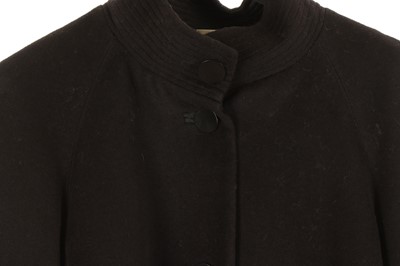 Lot 509 - Jaeger Black Wool Coat, early 2000s, Virgin...
