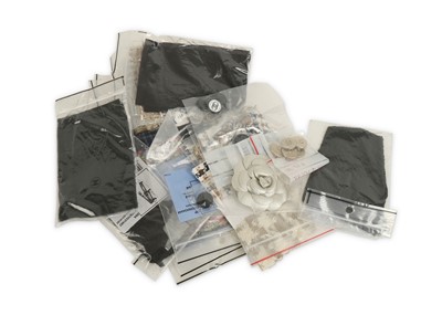 Lot 437 - Quantity of Chanel Fabric Swatches and Buttons...