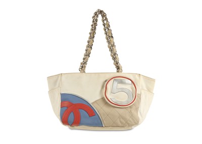 Lot 453 - Chanel No 5 Chain Shoulder Bag, c. 2003-04,...