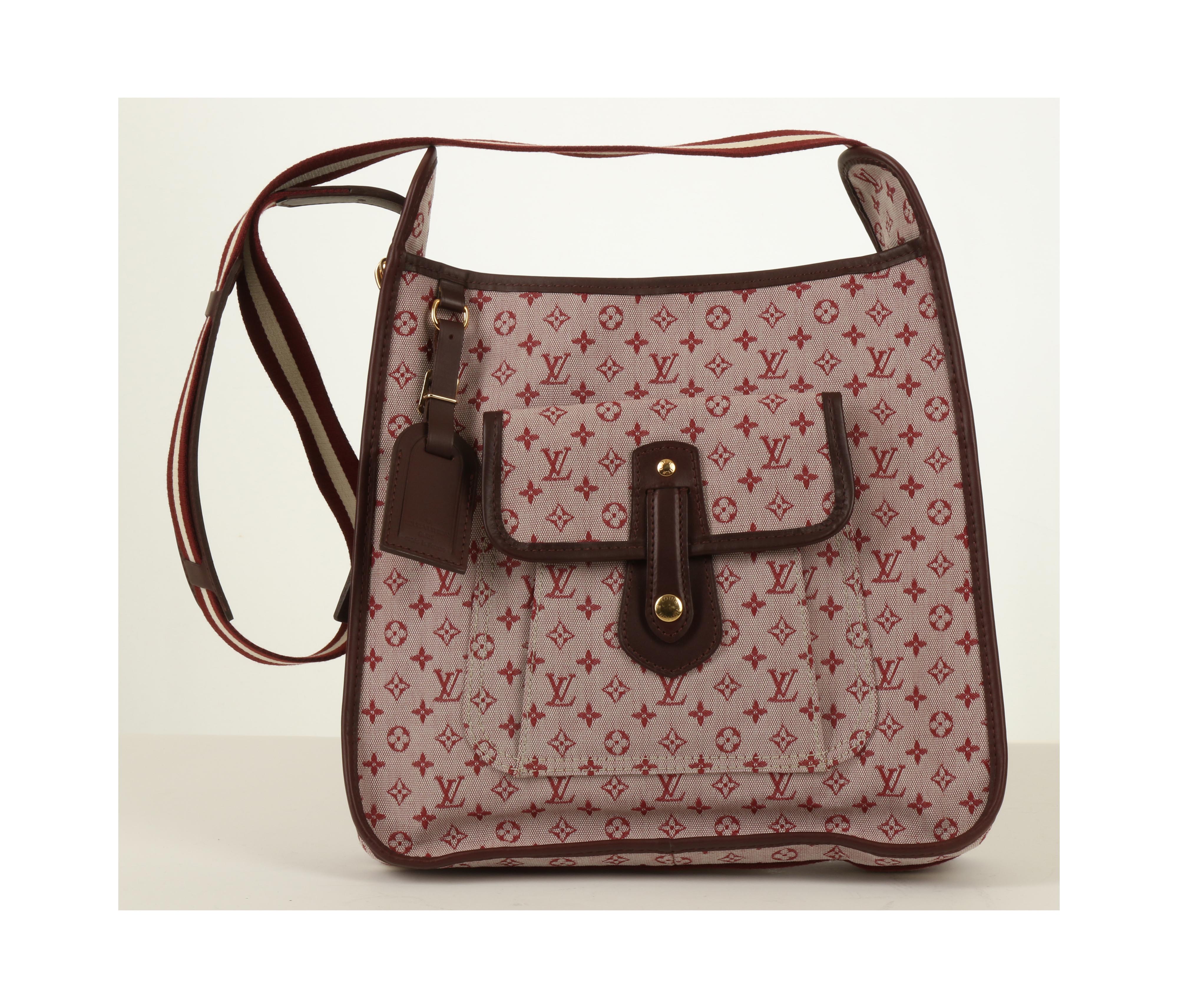 Louis Vuitton Pink Mini Lin Mary Kate Pochette GHW at 1stDibs